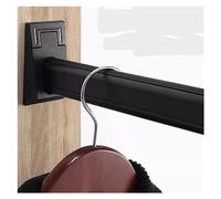 Heavy Duty Wall Mounted Aluminum Clothes Rack49.2in SpaceSaving Wardrobe Rod for Closet Organization Perfect for Hanging Clothes & Maximizing Small Spaces