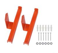 Heavy Duty Wall Mounted Backpack Leaf Blower Hanger with Rubber Coating for BG56 BG50 BG66 BG86 and Other Equipment (2pcs)