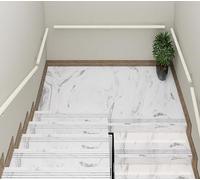 Heavy-Duty Wall-Mounted Bannister Rail for Stairs - 4.5m (14.7ft) Support Rods for Elderly & Children - White - Safe & Durable il Solution