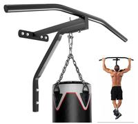 Heavy Duty Wall Mounted Bracket with Pull up Bar Multi Grip Hanger/Ceiling Mount Pullup bar/Chin up Bar for Boxing Home Gym Workout