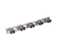 Tool Storage Rack for Shed & Garage- Wall Mount with Flexible Rubber Grip Roller