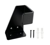 Heavy duty wall mounted chainsaw hanger features sturdy iron construction to safely store tools in the workshop or garage. Chainsaw stand