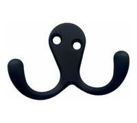 Heavy Duty Wall Mounted Double Prong Coat Hooks With Screws, Robe Hooks For Hanging Towels, Bags, Hats & Keys(Pack Of 4)