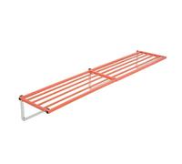 Heavy Duty Wall Mounted Garage Shelving - Metal Floating Storage Rack for Tools Basement Kitchen Pantry & Warehouse - Commercial Grade Organization Solution
