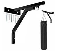 Heavy Duty Wall Mounted Punch Bag Bracket with D-Shackle Swivel & Fixings - Boxing Bag Hanger Stand for MMA, Muay Thai, Kickboxing, Training, Home Gym Equipment, Punching Bag Wall Mount Support Hook