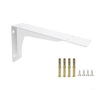 Heavy Duty Wall Mounted Shelf Bracket for Countertops and Shelves Sturdy Steel Support for Home and Office Decor (18in)