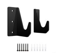 Heavy Duty Wall Mounted Storage Bracket for Floor Mounted Horizontal Hydraulic Jack Designed to Securely Hold Most Round Tube Hydraulic Jack Models