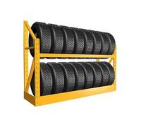 Heavy Duty Wall Mounted Tire Rack - Space-Saving Garage Storage | Heavy Duty Wall Mounted Tire Rack - Efficient Tire Storage for Garage and Workshop, Perfect for Auto Repair Needs