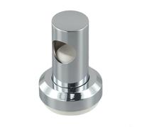 Heavy Duty Wall Rod Bracket, ABS Riser Bracket For Wall Rods - 22Mm Hole Diameter - Chrome Plated - Fastening Screws Included