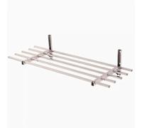 Heavy-Duty Wall Shelves with Stainless Steel Brackets for Garage and Storage Solutions