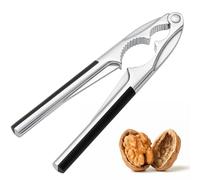 Heavy Duty Walnut Cracker Tool, Nut Crackers Heavy Duty with Non-Slip Handle, Zinc Alloy Nutcracker Tool, for Nut Crackers for All Nuts, Walnuts and Chestnut, Kitchen Tool (Black)