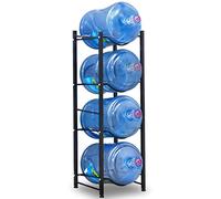 Heavy Duty Water Bottle Storage Rack - Stackable Organizer for 5 Gallon Jugs, Space Saving Solution, Durable Design for Efficient Storage