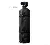 Heavy Duty Water Softener Tank Jacket - Insulated Cover for Sweat & Condensation Protection, 600D Oxford Cloth, Black, Fits Most Tanks(12 * 52in)