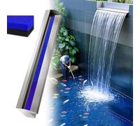 Heavy Duty Waterfall Fountain Kit for Pools & Gardens - Recessed Wall Water Flow Spillway & Decorative Stream Device for Commercial & Residential Use