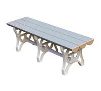 Heavy-Duty Waterproof ABS Plastic Bench for Indoor/Outdoor Use - 800 kg Capacity Ideal for Gym Park Pool and Stylish Seating Solution