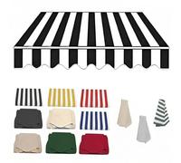 Heavy Duty Waterproof Awning Replacement FabricSunshade Canopy Cloth for Outdoor Patio & Garden Retractable Awnings Multiple Color Options (Frame Not Included)