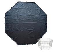Heavy Duty Waterproof Base Liner Mat 8-Side (Mat Only, Cage Not Included) - Fits 8-Sided Large Pet Pens 65 cm Each Side - 600D Durable Universal by Speedwellstar