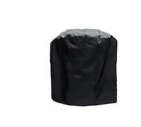 Heavy Duty Waterproof BBQ Grill Cover Dust & Rain Protection for Round Barbecue 76x30cm Black Outdoor BBQ Cover for All Weather Conditions