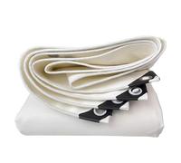 Heavy Duty Waterproof Canvas Tarpaulin 1.6x3m White Tarp Sheet with Metal Grommets for Outdoor Use Customizable Size