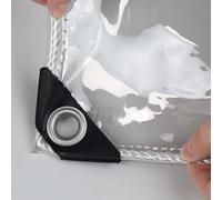 Heavy Duty Waterproof Clear Tarps, 14Mil Thickened Vinyl with Grommets for Various Outdoor Uses