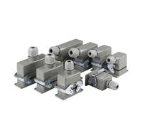 Heavy Duty Waterproof Connectors - 6/10/16/24/32/48 Pin Industrial Rectangular Connectors for Harsh Environments,1pcs(6 Core Top Line)