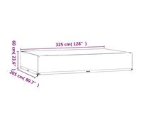 Heavy Duty Waterproof Garden Patio Furniture Cover for Rattan Table Sofa Outdoor