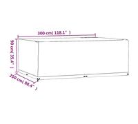 Heavy Duty Waterproof Garden Patio Furniture Cover for Rattan Table Sofa Outdoor