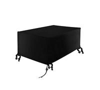 Heavy Duty Waterproof Garden Table Cover 250x210x110cm - 420D Ox Fabric, UV Resistant, Dustproof, Weatherproof Outdoor Furniture Protector, Rattan Patio Table Cover