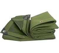 Heavy Duty Waterproof Green Canvas Tarp Versatile 1.5x1.2m 2x3m 4x6m Sizes for Car Garden Fishing Caravan Cover Durable Outdoor Protection Sheet