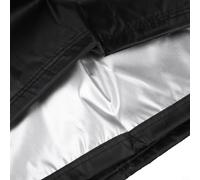 Heavy Duty Waterproof Grill Cover for 2 Burner Gas Grills with Folding Side Shelves All Weather Protection for Your BBQ (82 * 61 * 110CM)