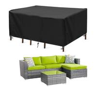 Heavy Duty Waterproof Outdoor Furniture Cover 160x65x50cm Durable All Weather Protection for Garden Table Chair & Sofa Essential Patio Furniture Shield
