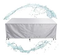 Heavy Duty Waterproof Outdoor Furniture Covers 213x132x70cm Rectangle Patio Table & Sectional Sofa Set Protection Durable 420D Garden Balcony Dining Chair Covers