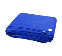 Heavy Duty Waterproof Polyethylene Tarp, Blue, Multi-Purpose Cover with UV Protection (BLUE, 5X8 METRE)