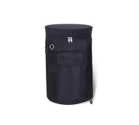 Heavy Duty Waterproof Propane Tank Cover, 600D Oxford Fabric Gas Cylinder Protective Cover with Drawstring Bottom and Side Storage Bag for Outdoor Camping BBQ Grill(25 * 52cm)