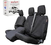 Heavy Duty Waterproof Seat Covers designed to fit the Ford Transit Custom - Front 3 Seat Set - Models 2013-2023