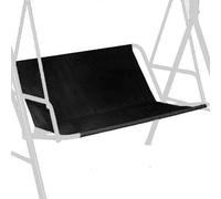 Heavy Duty Waterproof Swing Seat Cover Replacement for 2/3 Seater Outdoor Patio Bench, 600D Oxford Cushion Protector, Black, Size 43.3"x21.7"x17.7"