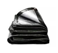 Heavy Duty Waterproof Tarp 16 Mil Poly Tarp Cover UV & Tear Resistant with Grommets & Reinforced Edges for Outdoor Camping Boat Car Pool 5x6m