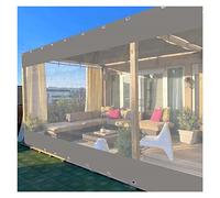 Heavy-Duty Waterproof Tarp, Clear Ripstop Plastic Cover for Outdoor Use on Balconies, Windowsills, and Terraces (1x1.8m) - Durable & Versatile Protection