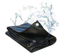 Heavy Duty Waterproof Tarpaulin 1.6m x 2.8m - Green Outdoor Polythene Tarp Cover 200 GSM with Eyelets for Garden Plant Protection Furniture & Firewood Storage