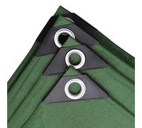 Heavy Duty Waterproof Tarpaulin 1x1.5m 1.2x1.5m 1.8x2.4m 2x3m 3x4m 4x6m Large Ground Camping Sheet Cover for Outdoor Furniture Caravan Car, Green (Size : 1.5x1.8m)