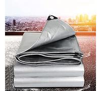 Heavy Duty Waterproof Tarpaulin 5m x 15m 180g/m² Poly Tarp Ground Sheet with Reinforced Eyelets for Outdoor Cover Camping and Shelter Protection