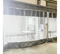 Heavy Duty Waterproof Tarpaulin Panel Transparent Weather Resistant Partition Curtain for Patio Pergola Porch Gazebo Multi Purpose (W*H: 2.5 * 2m 8.2 * 6.56ft)