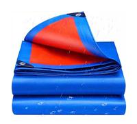 Heavy Duty Waterproof Tarps 1.5x15m/4.9x49.2ft, Windproof Protective Tarp Cover, Tarps Multipurpose Protective Cover with Reinforced Edges Grommets Waterproof