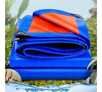 Heavy Duty Waterproof Tarps 2x4m Large Tear & Fade Resistant Cover with Grommets & Reinforced Edges for Outdoor Use Patio Pool Boat Roof Camping