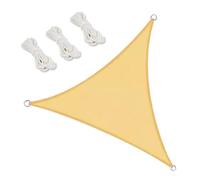 Heavy Duty Waterproof UV Block Triangle Sun Shade Sail - Outdoor Canopy for Garden Backyard & Patio Tear-Resistant Rust-Proof Shade Cover for Ultimate Protection
