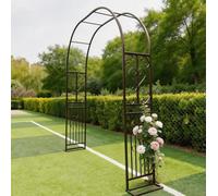 Heavy Duty Weather Resistant Metal Garden Arch Trellis Durable Plant Support for Pathway Easy Assembly Bronze Finish Multi Width Options 180x40x230cm Perfect Garden Decor in the UK