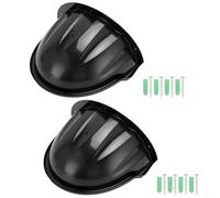 Heavy Duty Weatherproof Camera Cover Shields Your Camera from Rain and Sunlight (2 Black)