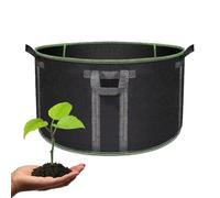 Heavy Duty Weatherproof Fabric Plant Container with 4 Handles, Vegetable Planting - Carrot, Garlic, Onion, Balcony, Patio, Apartment, Greenhouse, Farm, Terrace
