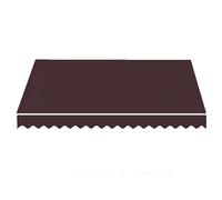 Heavy Duty Weatherproof Vinyl Polyester Canopy Replacement Cover for Patio Yard Deck BalyBrown 8x9ft (250x270cm) Durable UVResistant Easy to Install