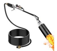 Heavy Duty Weed Torch Burner, Propane Torch Weed Burner 340,000 BTU, Self Igniting Flame Weeder for Weeding,Road Marking,Roof Asphalt,Ice Snow,Welding
